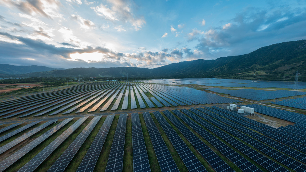 Solarpark in Cam Ranh, Vietnam